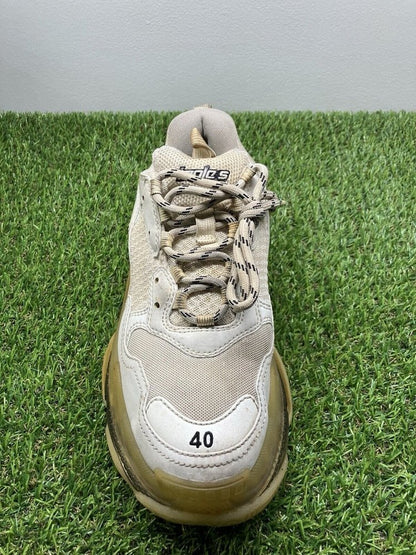 Balenciaga Triple S ' Beige, Clear Sole ' UK 6