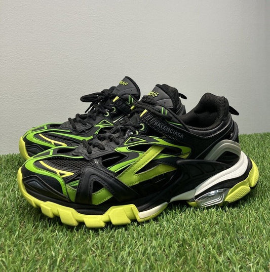 Balenciaga Track 2 Trainer ' Black Yellow Green ' UK 6