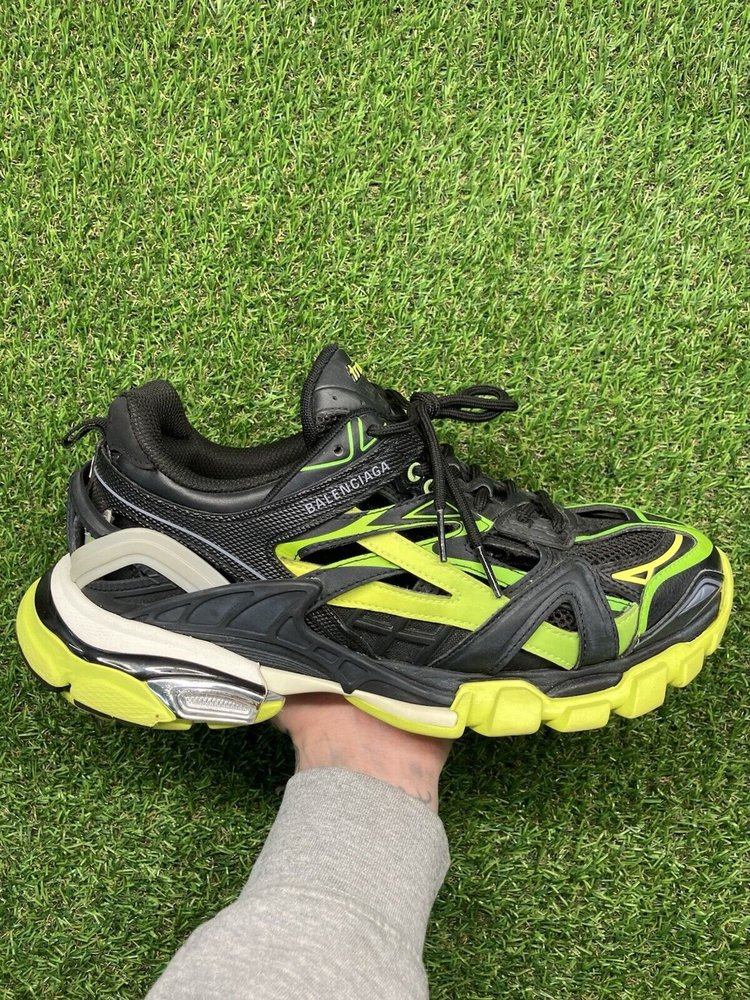 Balenciaga Track 2 Trainer ' Black Yellow Green ' UK 6