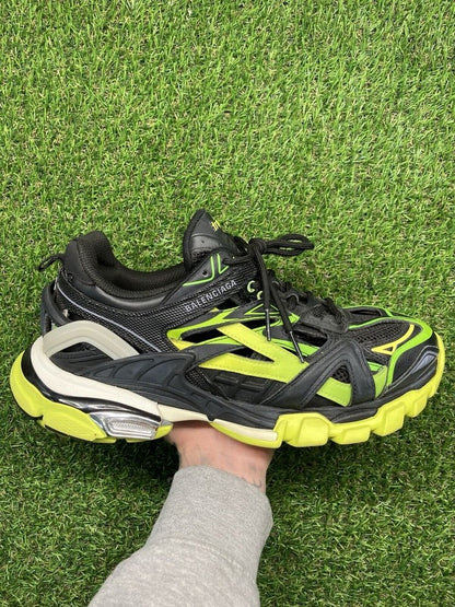 Balenciaga Track 2 Trainer ' Black Yellow Green ' UK 6