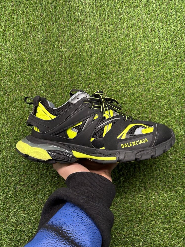 Balenciaga Track ‘ Black Neon Yellow ’ UK 6