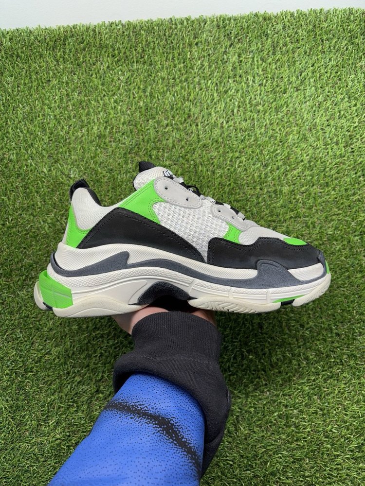 Balenciaga Triple S Men's Sneaker ‘Green, Black’ UK 6