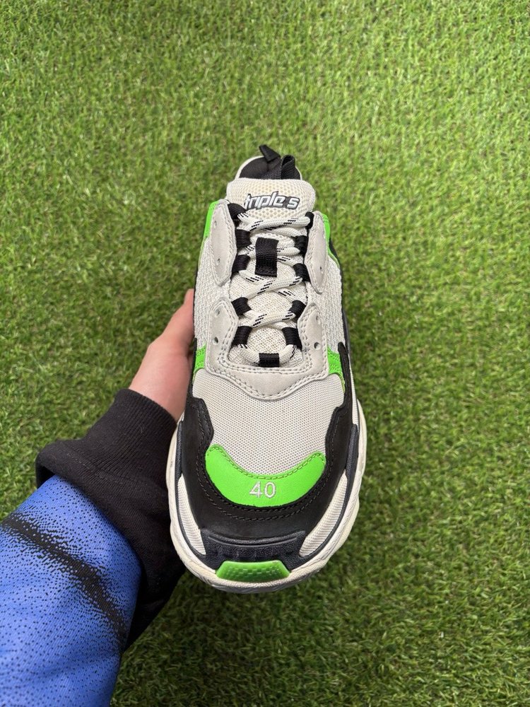 Balenciaga Triple S Men's Sneaker ‘Green, Black’ UK 6