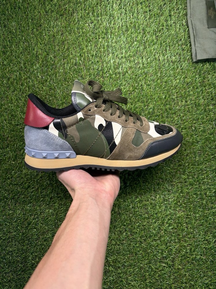 Valentino RockRunner Army Camo ‘Red, Blue ‘ UK 6.5