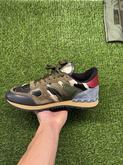 Valentino RockRunner Army Camo ‘Red, Blue ‘ UK 6.5