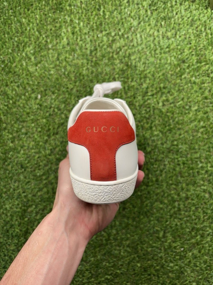 Gucci Ace Web 'Interlocking G - White Red Green ‘  UK 6