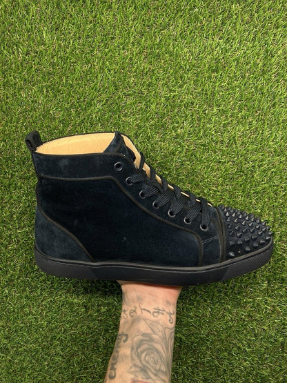 Christian Louboutin Spikes ' Dark Blue ' UK 6