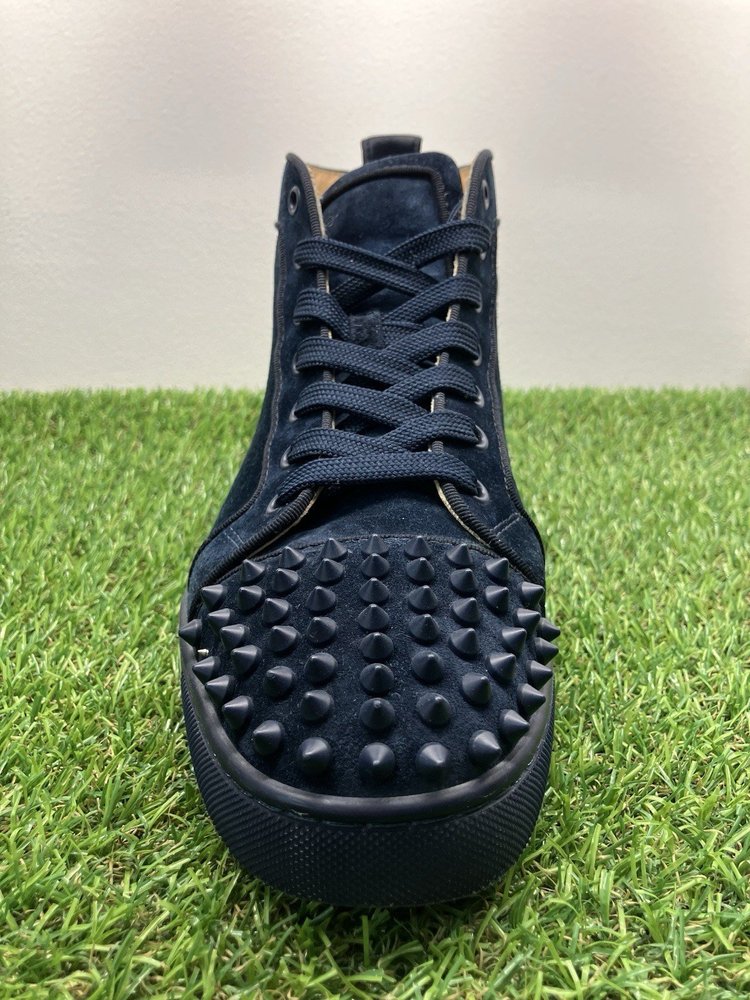 Christian Louboutin Spikes ' Dark Blue ' UK 6