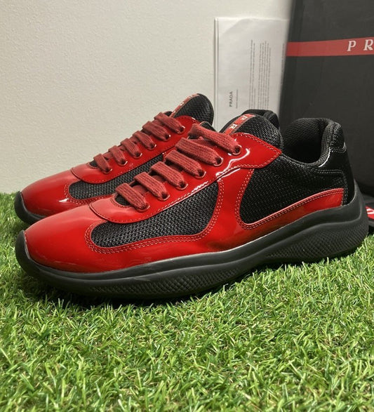 Prada America Cup ' Black Red ' UK 6.5
