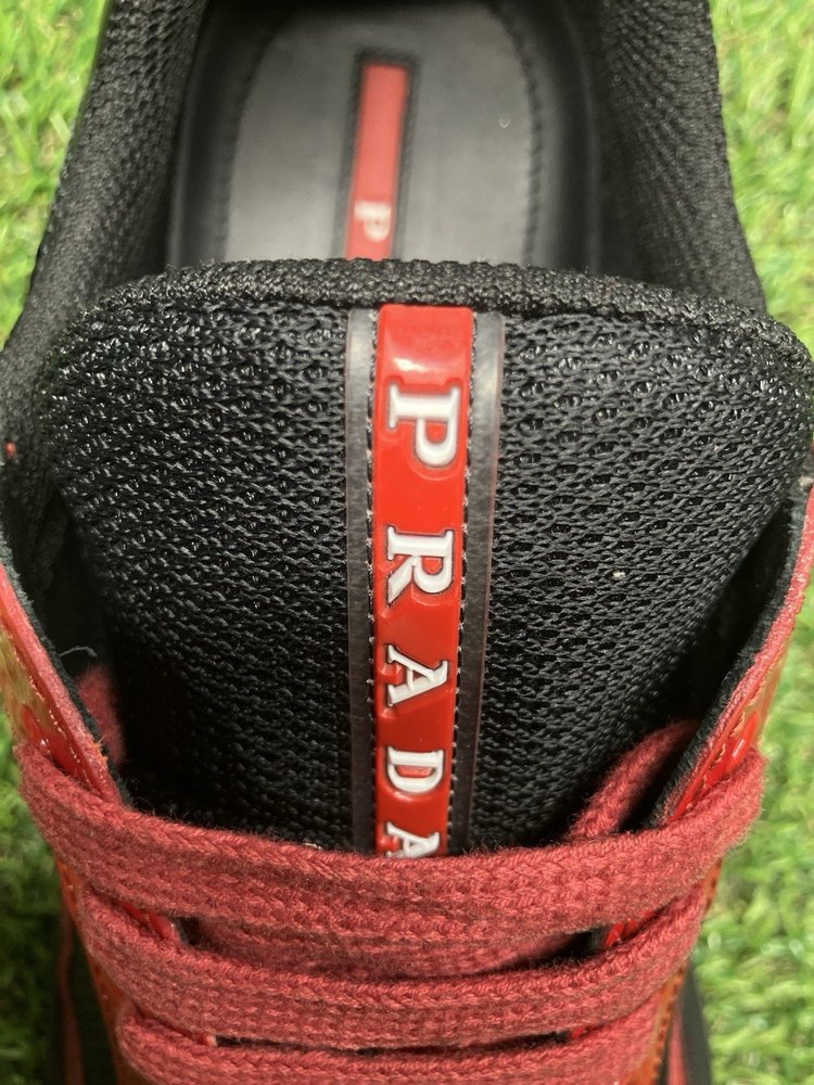 Prada America Cup ' Black Red ' UK 6.5