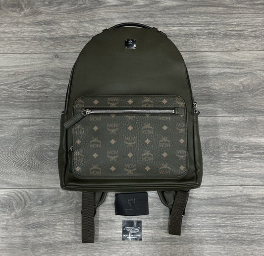 MCM Visetos Backpack ' Khaki / Sea Turtle