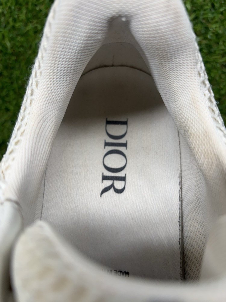 Dior B22 Sneaker ' White Reflective '  UK 10