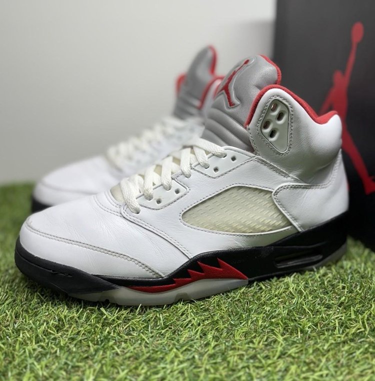 Air Jordan 5 Retro Mid ' Fire Red ' UK 8.5