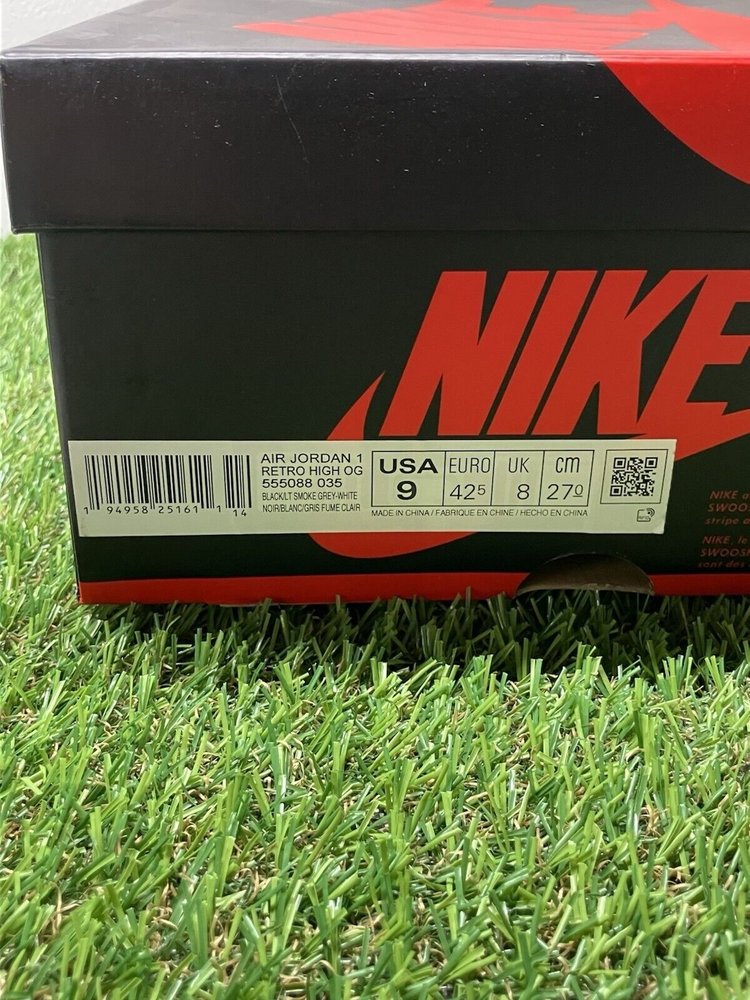 Jordan 1 Retro OG High ' Shadow 2.0 ' UK 8