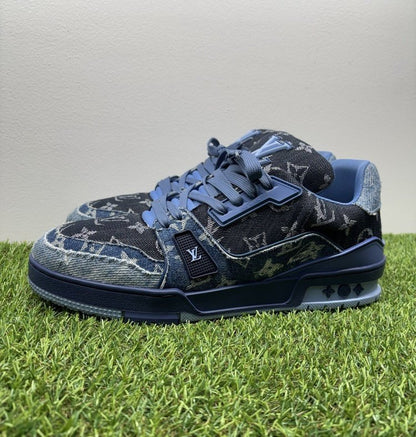 Louis Vuitton Trainer ‘Monogram Blue Denim' UK 8