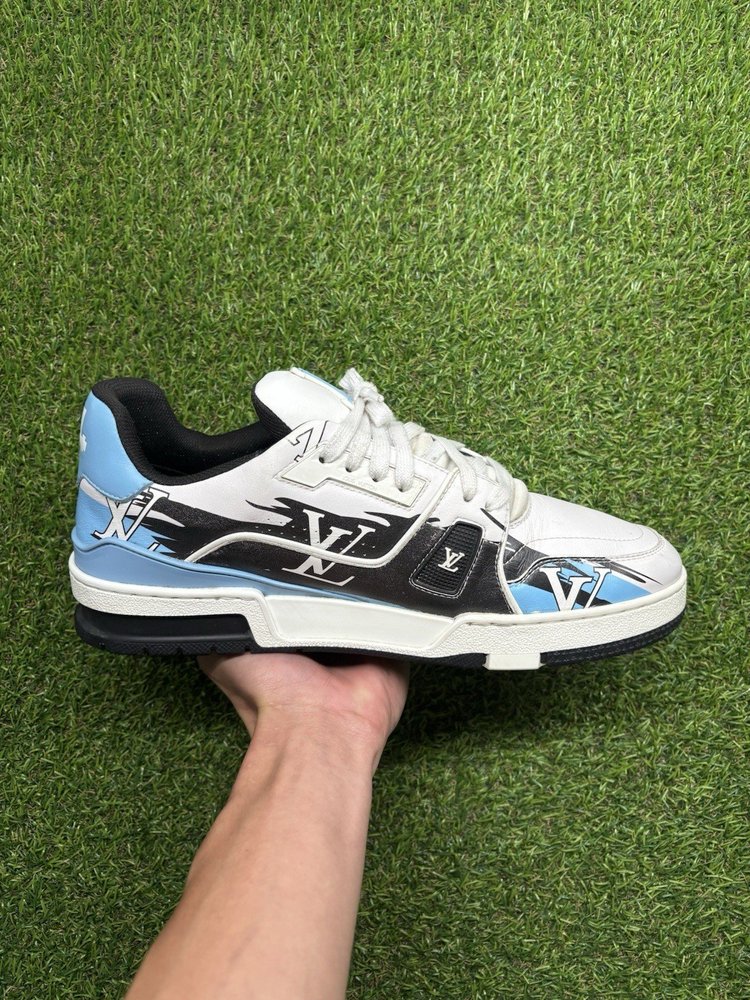 Amiri Bone Slip On Skeleton Sneakers UK 8