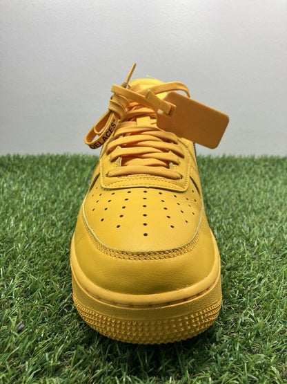 Off White x Nike Air Force 1 Low ICA ' University Gold '  UK 8.5