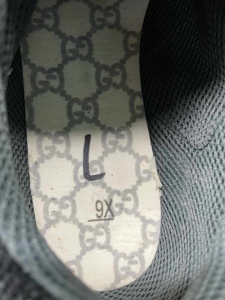 Gucci Flashtrek ' SEGA Black Leather '  UK 8