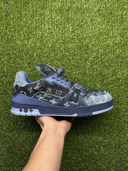 Louis Vuitton Trainer ‘Monogram Blue Denim' UK 8