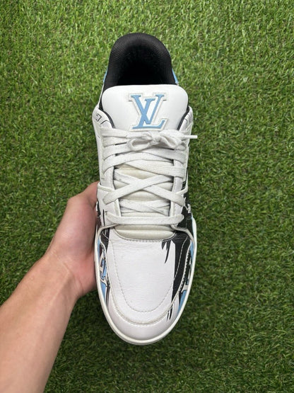 Amiri Bone Slip On Skeleton Sneakers UK 8