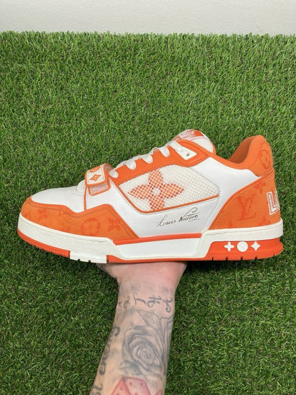 Louis Vuitton Trainer Strap ' Orange ' UK 9