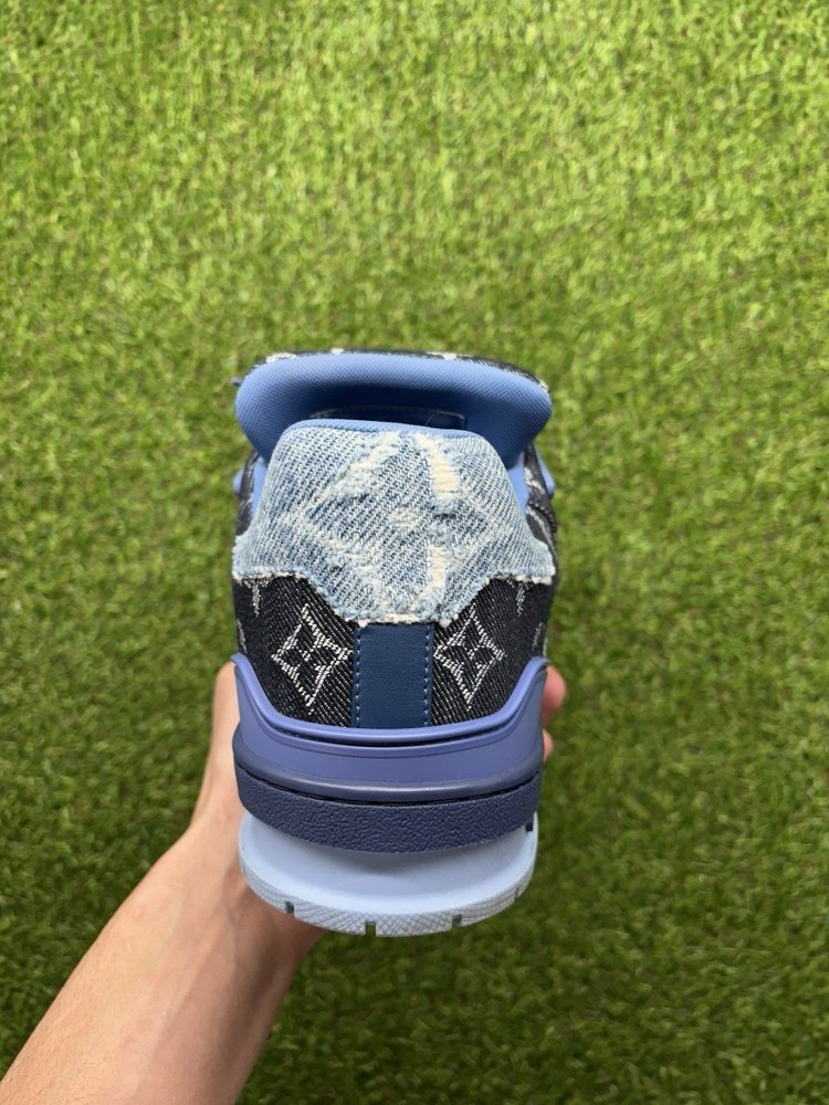 Louis Vuitton Trainer ‘Monogram Blue Denim' UK 8