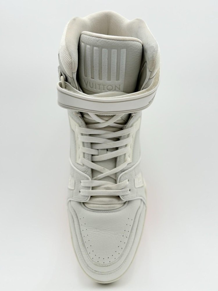 Louis Vuitton Trainer High Top ' Grey  UK 9.5