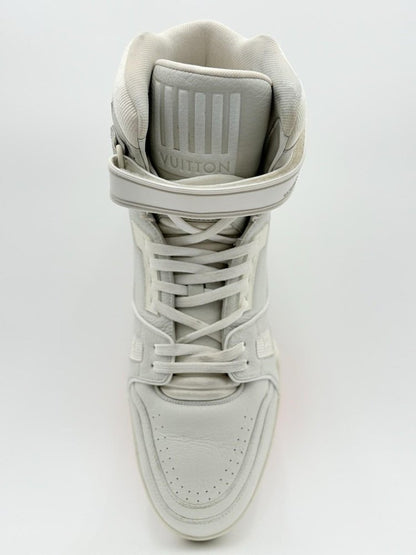 Louis Vuitton Trainer High Top ' Grey  UK 9.5