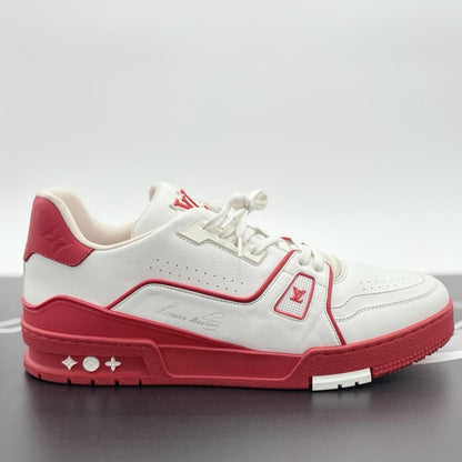 Louis Vuitton Trainer ' White Red ' UK 10