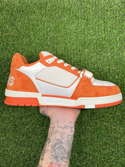 Louis Vuitton Trainer Strap ' Orange ' UK 9