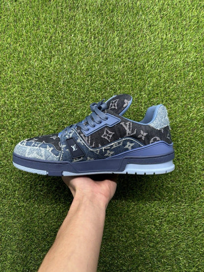 Louis Vuitton Trainer ‘Monogram Blue Denim' UK 8