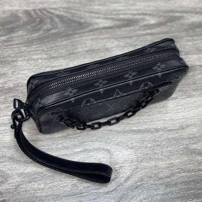 Louis Vuitton Pochette Volga Monogram Eclipse ' Black '