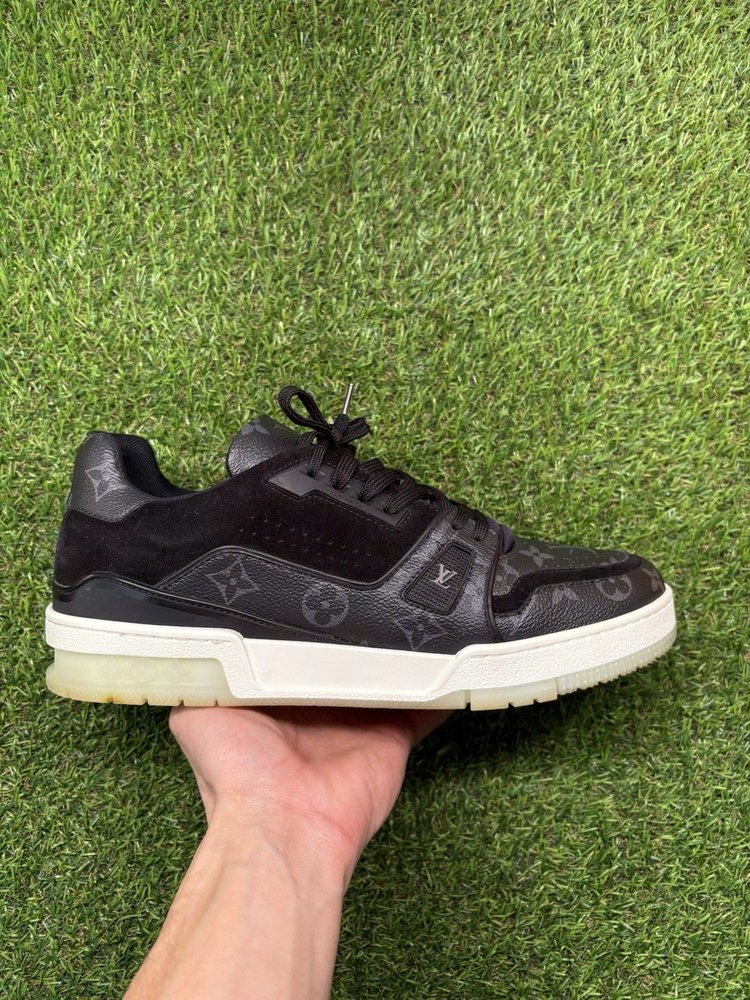 Louis Vuitton Trainer ' Black Monogram ' UK 8