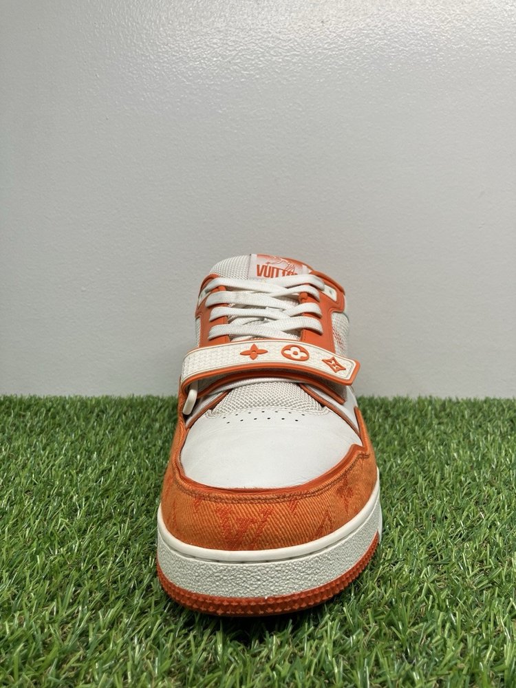 Louis Vuitton Trainer Strap ' Orange ' UK 9