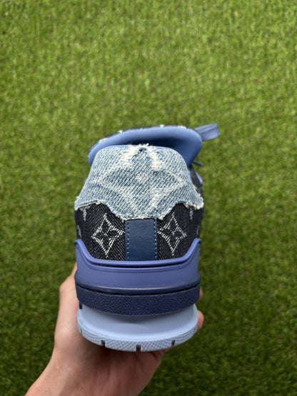 Louis Vuitton Trainer ‘Monogram Blue Denim' UK 8