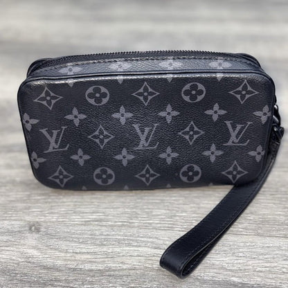 Louis Vuitton Pochette Volga Monogram Eclipse ' Black '