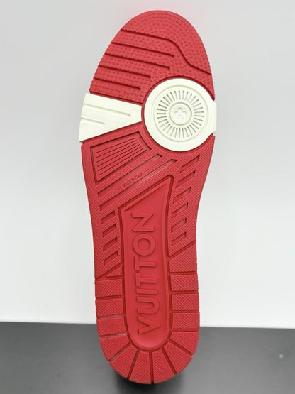 Louis Vuitton Trainer ' White Red ' UK 10