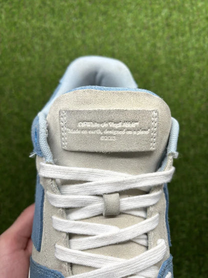Off-White Out of Office Suede ' Light Blue, White ‘ UK 11