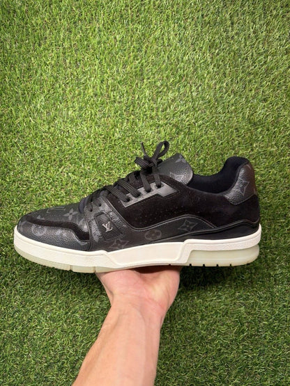 Louis Vuitton Trainer ' Black Monogram ' UK 8