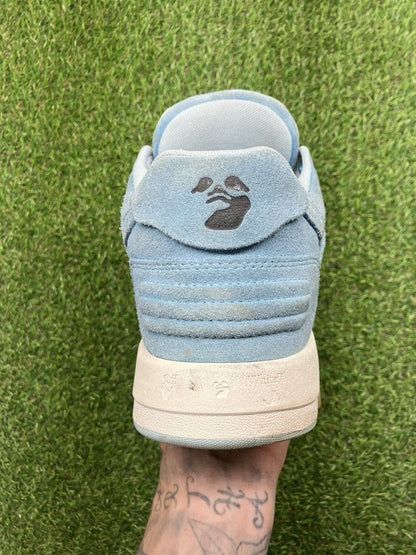 Off-White Out of Office Suede ' Light Blue, White ' UK 8