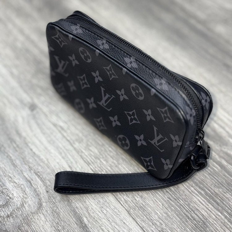 Louis Vuitton Pochette Volga Monogram Eclipse ' Black '