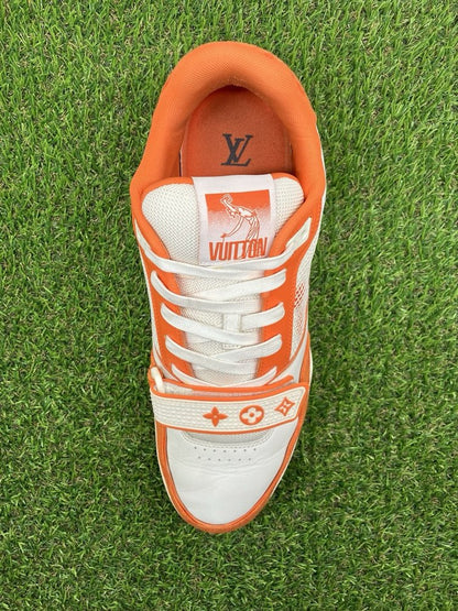 Louis Vuitton Trainer Strap ' Orange ' UK 9