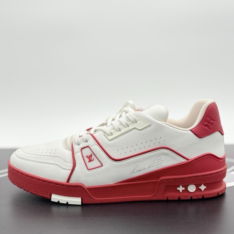 Louis Vuitton Trainer ' White Red ' UK 10