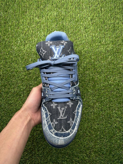 Louis Vuitton Trainer ‘Monogram Blue Denim' UK 8
