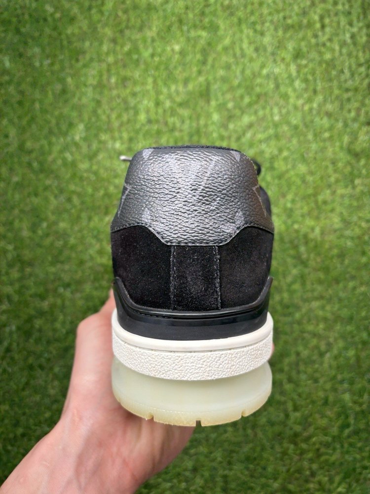 Louis Vuitton Trainer ' Black Monogram ' UK 8