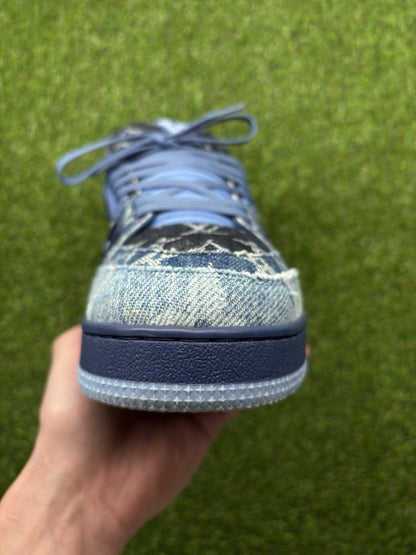Louis Vuitton Trainer ‘Monogram Blue Denim' UK 8