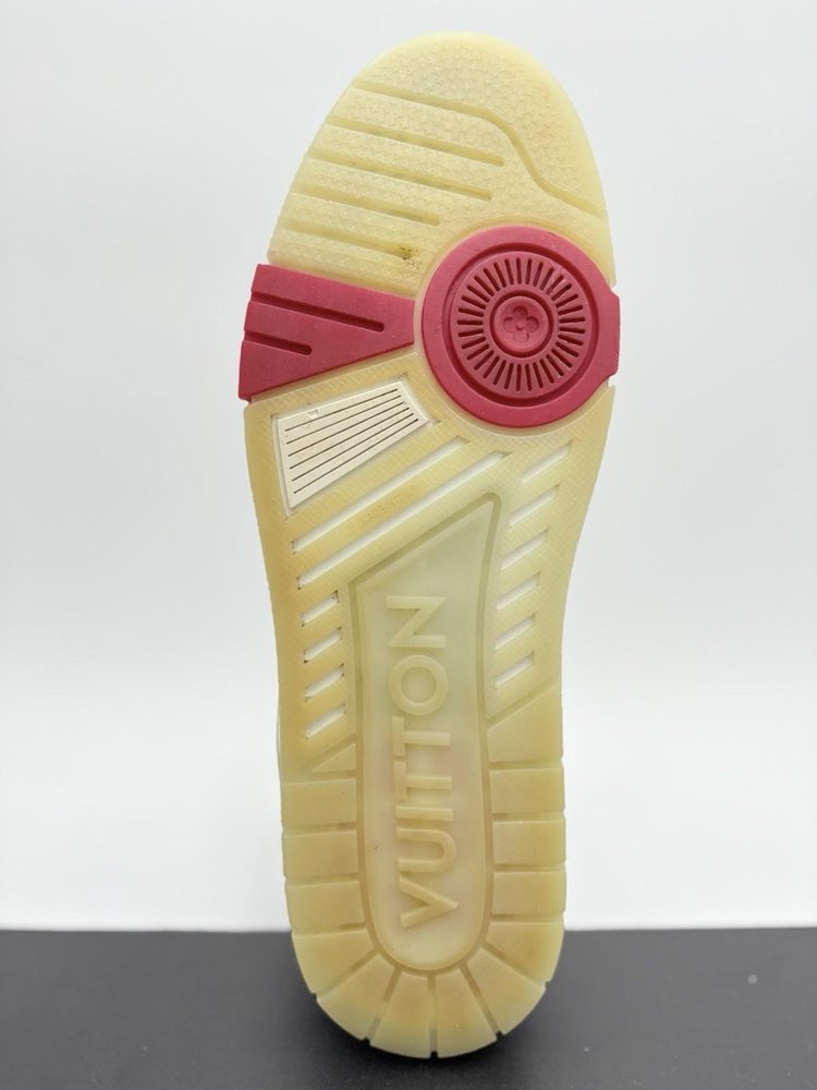 Louis Vuitton Mid Trainer ' White Red Blue ' UK 10