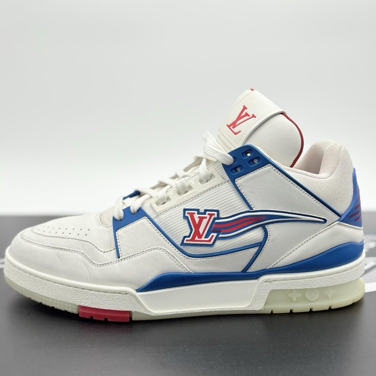 Louis Vuitton Mid Trainer ' White Red Blue ' UK 10
