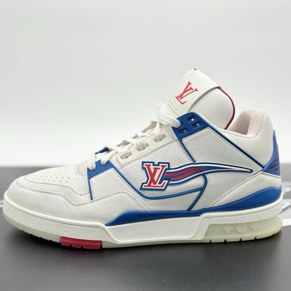 Louis Vuitton Mid Trainer ' White Red Blue ' UK 10