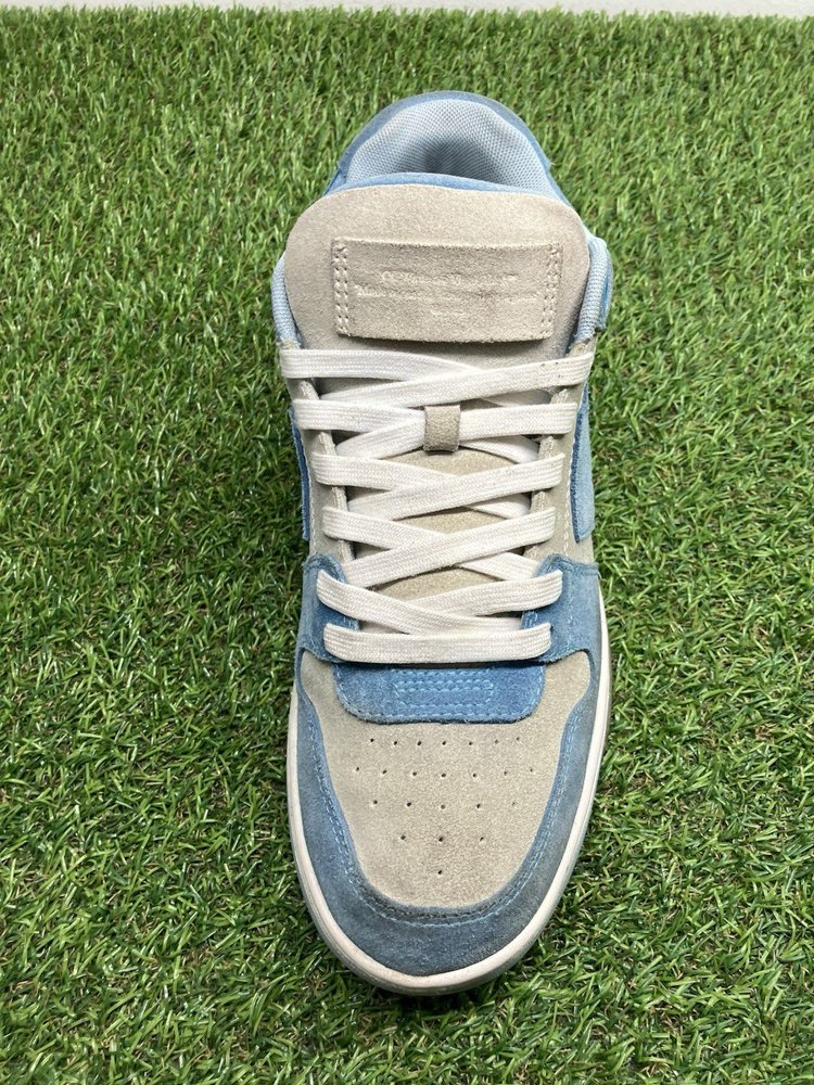 Off-White Out of Office Suede ' Light Blue, White ' UK 8